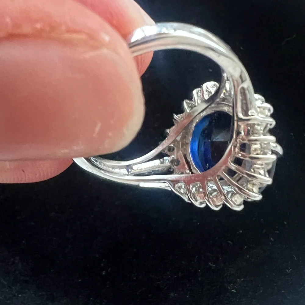 Sapphire ring - Picture 3 of 4